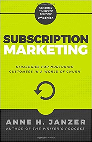 Couverture du livre sur le marketing de l'abonnement : Subscription Marketing.