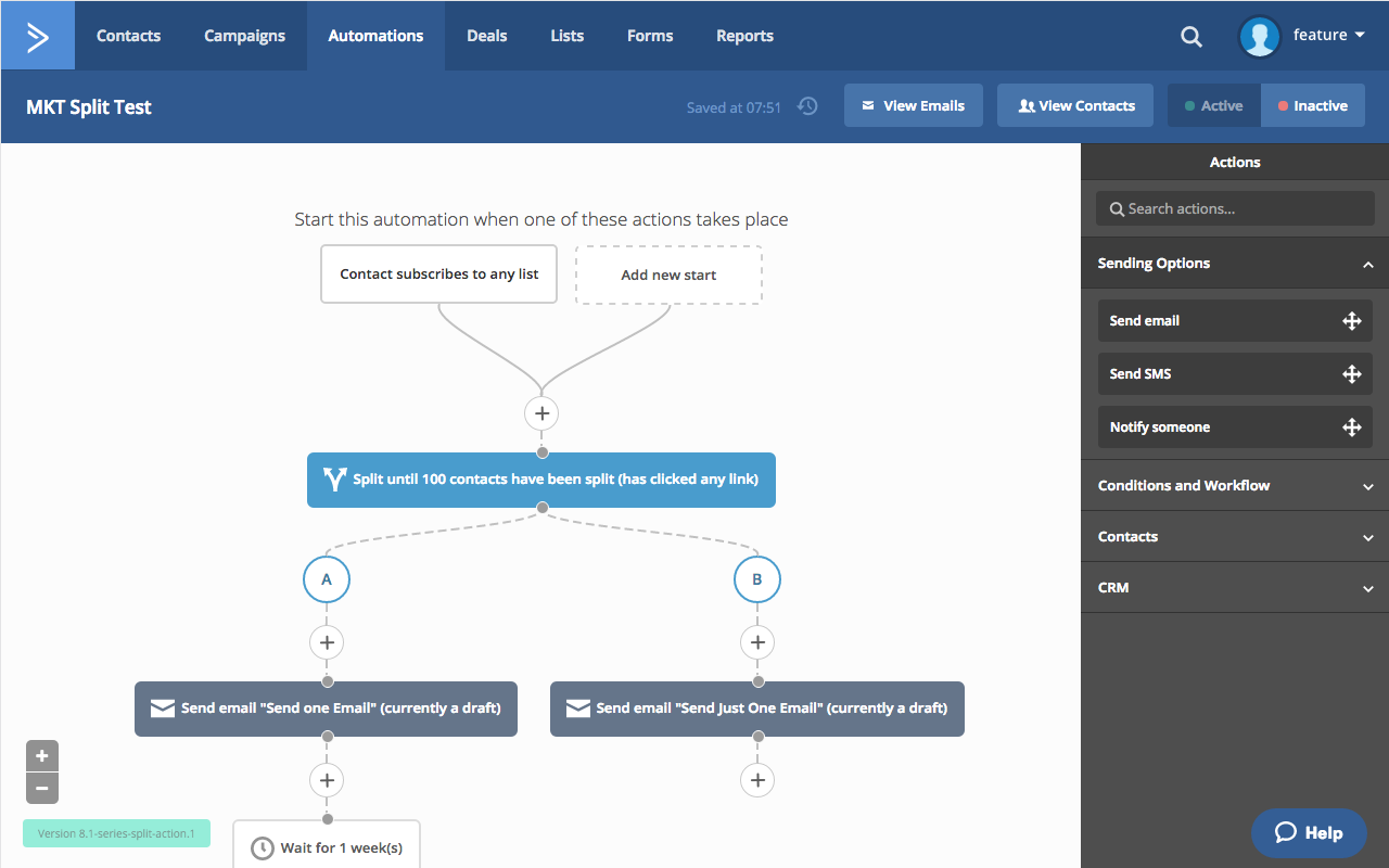 active campaign marketing automation