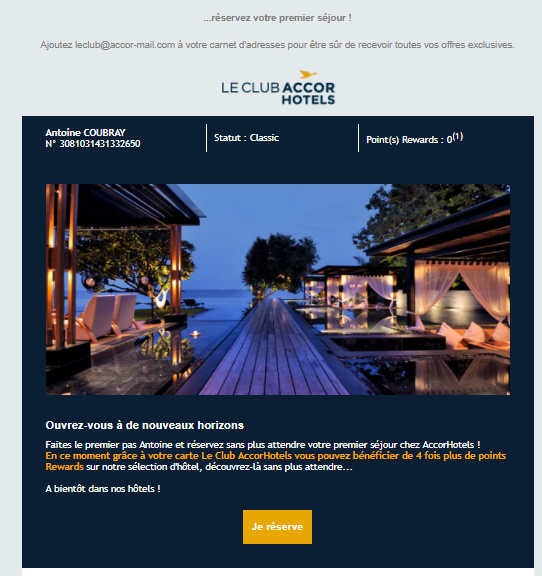 exemple email accor