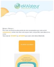 e-mailing - Marketing relationnel - Alerting - Ekwateur - 12/2019
