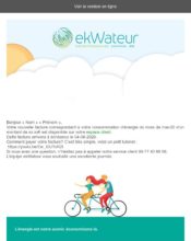 e-mailing - Transactionnels - Consultation facture en ligne - Ekwateur - 12/2019