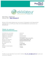 e-mailing - Transactionnels - Confirmation de paiement - Ekwateur - 12/2019