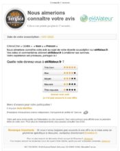 e-mailing - Enquêtes Clients - NPS / Avis clients - Ekwateur - 01/2020