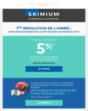e-mailing - Marketing Acquisition - Jeu promo - Ventes flash, soldes, demarque, promo, réduction - Skimium - 01/2020
