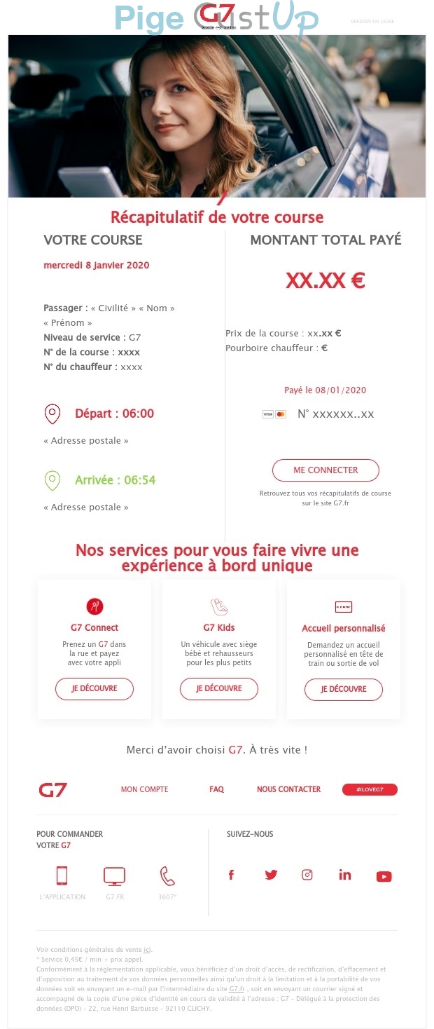 Exemple de Type de media  e-mailing - G7 - Transactionnels - Consultation facture en ligne