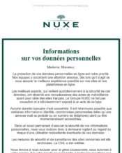 e-mailing - Nuxe - 01/2020