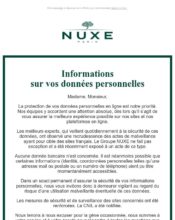 e-mailing - Marketing relationnel - Données clients / RGPD - Nuxe - 01/2020
