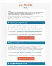 e-mailing - Marketing marque - Communication Produits - Nouveaux produits - Communication Services - Nouveaux Services - La Fabrique du Net - 02/2020