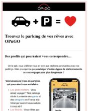 e-mailing - Marketing Acquisition - Acquisition abonnements - Ventes flash, soldes, demarque, promo, réduction - Marketing marque - Communication Produits - Nouveaux produits - Communication Services - Nouveaux Services - Marketing fidélisation - Incitation au réachat - OPnGO - 02/2020