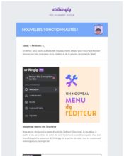 e-mailing - Strikingly - 02/2020