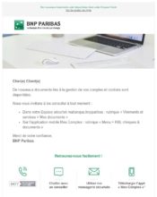 e-mailing - Marketing relationnel - Alerting - BNP - 02/2020