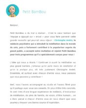 e-mailing - Petit BamBou - 02/2020