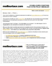 e-mailing - Transactionnels - Confirmation de commande - Meilleurtaux.com - 02/2020