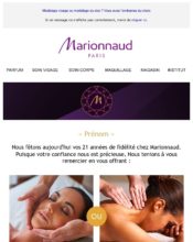 e-mailing - Marionnaud - 02/2020