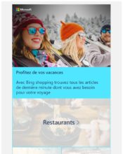 e-mailing - Marketing marque - Communication Services - Nouveaux Services - Microsoft - 02/2020