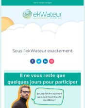 e-mailing - Marketing marque - Appel à contribution - Marketing Acquisition - Derniers jours - Ekwateur - 02/2020