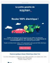 e-mailing - Marketing marque - Communication Services - Nouveaux Services - Institutionnel - Marketing relationnel - Newsletter - Kapten - 02/2020