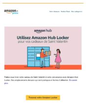 e-mailing - Marketing marque - Communication Services - Nouveaux Services - Amazon - 02/2020