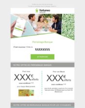 e-mailing - Collecte de données - Acquisition de leads - Marketing Acquisition - Parrainage - Fortuneo - 02/2020