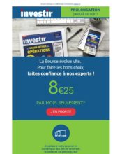 e-mailing - Marketing Acquisition - Acquisition abonnements - Derniers jours - Investir - 11/2022