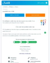 e-mailing - Transactionnels - Confirmation de commande - Doctolib - 02/2020