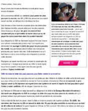 e-mailing - Marketing marque - Appel à contribution - Marketing relationnel - Newsletter - Avaaz - 03/2020