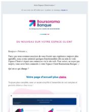 e-mailing - Marketing marque - Communication Services - Nouveaux Services - Marketing relationnel - Newsletter - Boursorama - 03/2020
