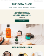 e-mailing - The Body Shop - 03/2020