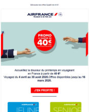 e-mailing - Air France - 03/2020
