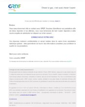 e-mailing - Enquêtes Clients - Consultation client - GRDF - 03/2020
