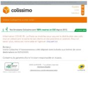 e-mailing - Transactionnels - Confirmation Livraison - La Poste - 03/2020