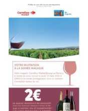 e-mailing - Marketing relationnel - Evénement - Carrefour - 03/2020
