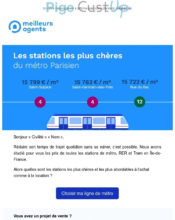e-mailing - Collecte de données - Acquisition de leads - meilleursagents.com - 03/2020