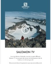 e-mailing - Marketing relationnel - Newsletter - Salomon - 05/2022