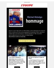 e-mailing - L'Équipe - 03/2020