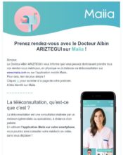 e-mailing - Marketing marque - Communication Services - Nouveaux Services - Maiia - 03/2020