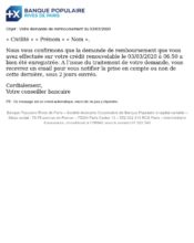 e-mailing - Service Clients - Suivi de demande - Banque Populaire - 08/2022