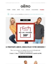 e-mailing - Gémo - 03/2020