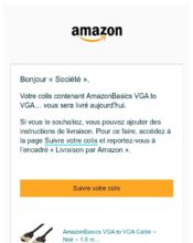 e-mailing - Transactionnels - Confirmation Livraison - Amazon - 01/2023