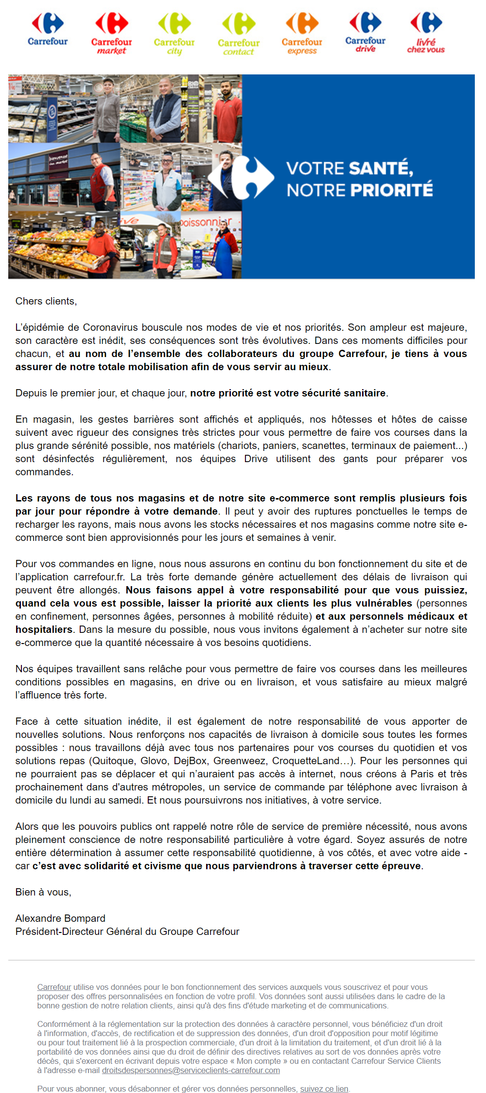 exemples emails coronavirus carrefour
