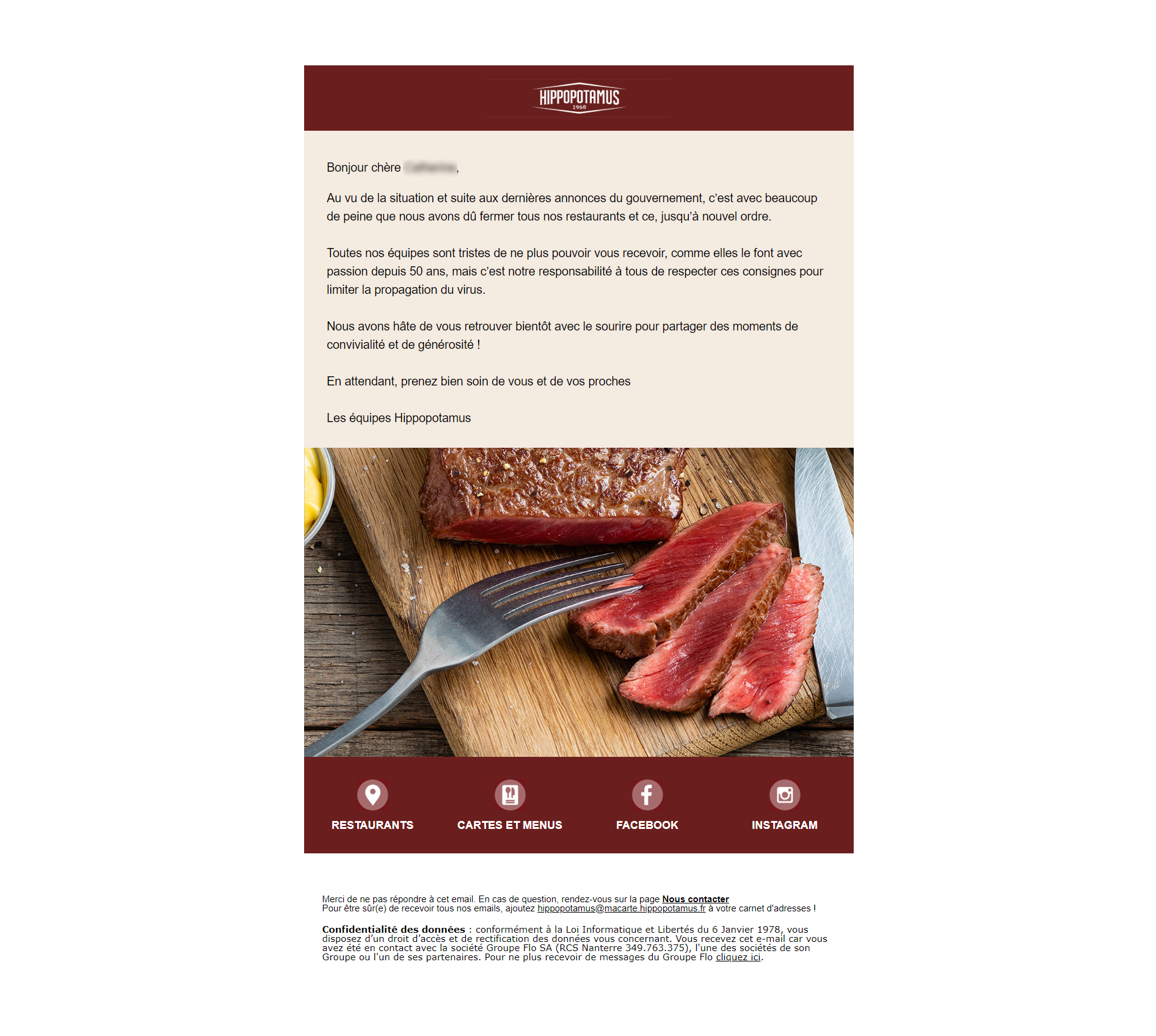 exemples emails coronavirus hippopotamus