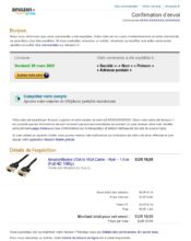 e-mailing - Transactionnels - Suivi de commande Expédition / Livraison - Amazon - 03/2020