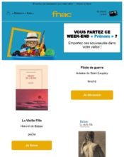 e-mailing - Fnac - 03/2020