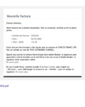 e-mailing - Transactionnels - Mise à disposition facture - STAPLES JPG - 03/2020