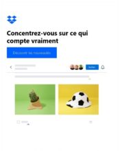e-mailing - Marketing marque - Communication Produits - Nouveaux produits - Marketing relationnel - Newsletter - Dropbox - 03/2020