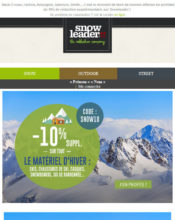 e-mailing - Snowleader - 04/2020
