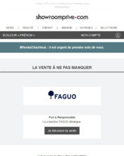 e-mailing - Marketing marque - Communication Services - Nouveaux Services - Marketing fidélisation - Incitation au réachat - Marketing Acquisition - Ventes flash, soldes, demarque, promo, réduction - Showroomprive.com - 04/2020
