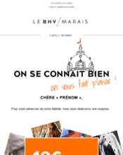 e-mailing - Marketing fidélisation - Animation / Vie du Programme de Fidélité - Incitation au réachat - Marketing Acquisition - Gratuit - Cadeau - BHV - 04/2020