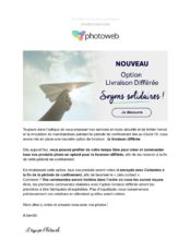 e-mailing - Marketing marque - Communication Services - Nouveaux Services - Marketing fidélisation - Points et statut - Photoweb - 04/2020