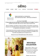 e-mailing - Gémo - 04/2020